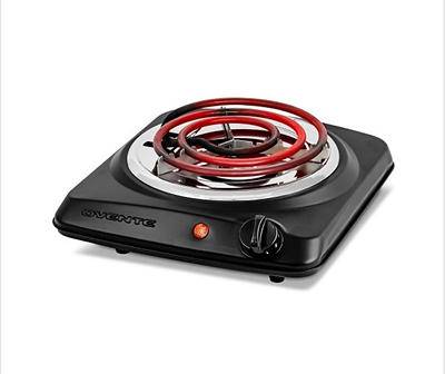 Ovente Electric Portable Single Burner (6"/black)