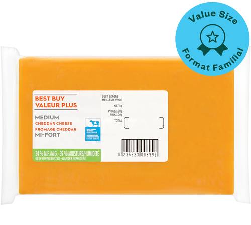 Best Buy Medium Cheddar Cheese (700 g)