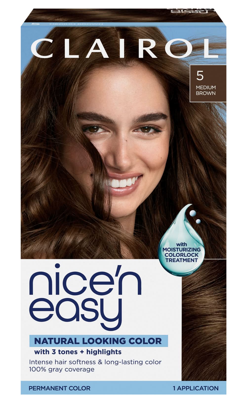 Nice'n Easy Medium Brown 5 Permanent Hair Color (9.6 oz)