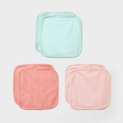 Cloud Island Baby Washcloth Set, Assorted (6 ct)