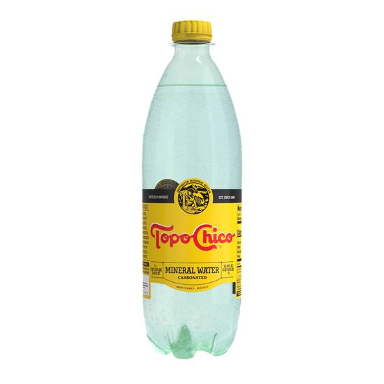 Topo Chico Carbonated Mineral Water, 33.8 OZ