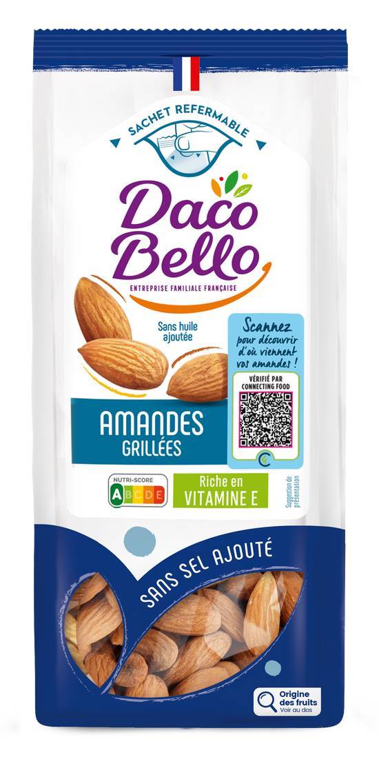 Daco bello amandes grillées sans sel