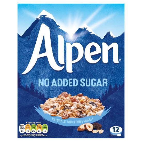 Alpen Muesli No Added Sugar (550g)