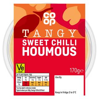 Co Op Sweet Chilli Houmous 170g