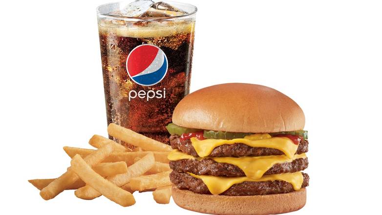 Original Cheeseburger 1/2lb* Triple Combo