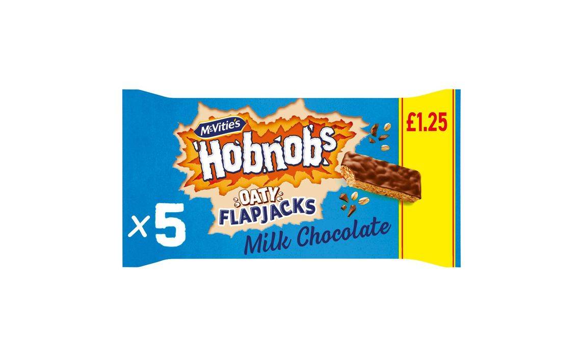 McVitie's Hobnobs Chocolate Flapjack 5 pack (405201)