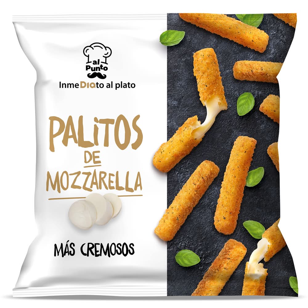 Palitos De Mozzarella  Al Punto Dia Bolsa 300 G