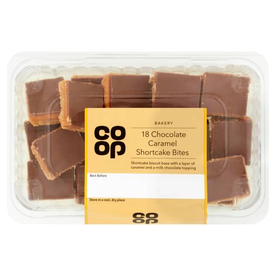 Co-op Bakery 18 Chocolate Caramel Shortcake Bites