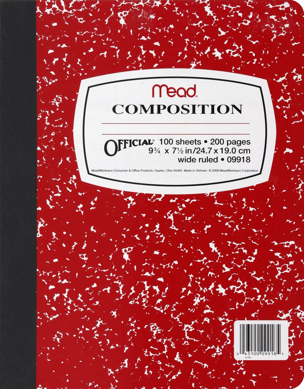 Mead Composition Book