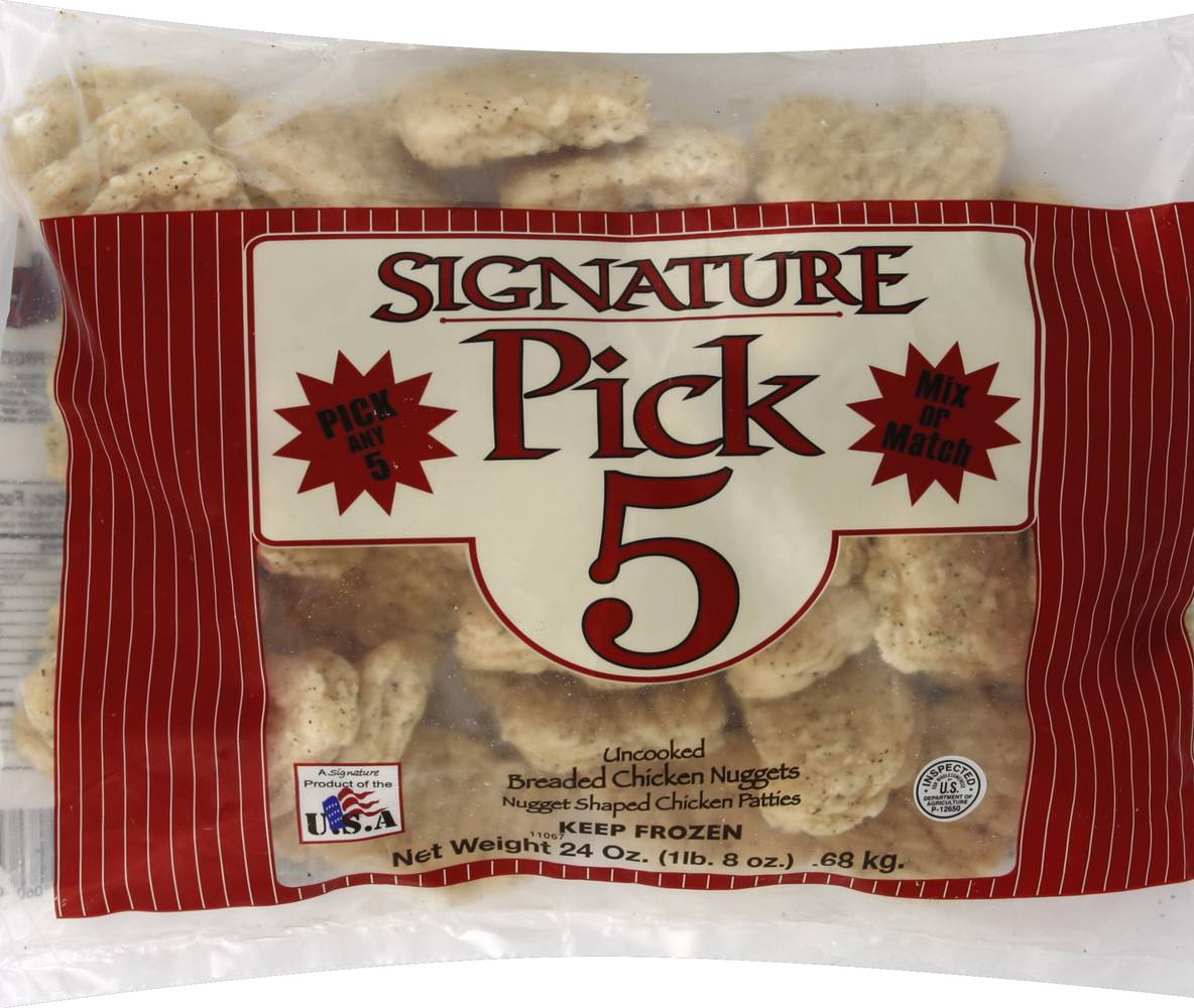 Signature Pick 5 Breaded Chicken Nuggets (24 oz)