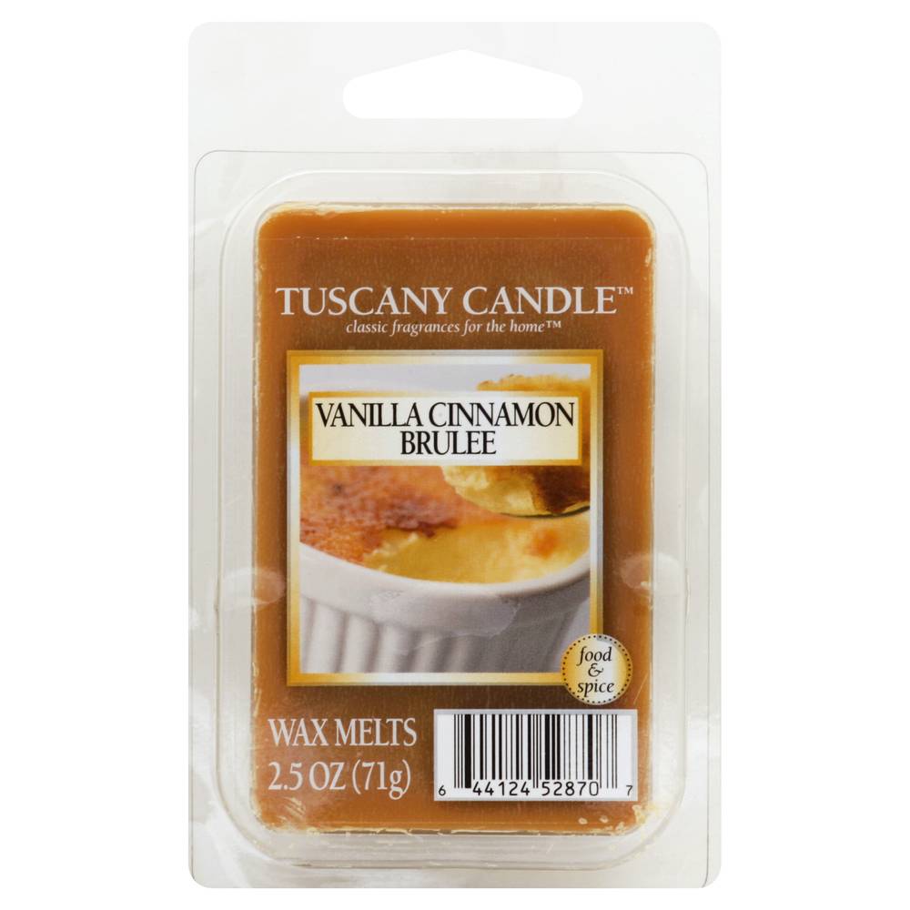 Tuscany Candle Vanilla Cinnamon Brulee Food & Spice Wax Melts (2.5 oz)