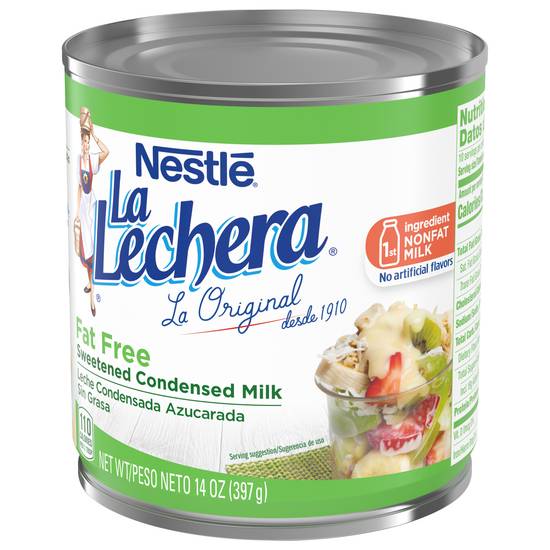 La Lechera Fat Free Sweetened Condensed Milk