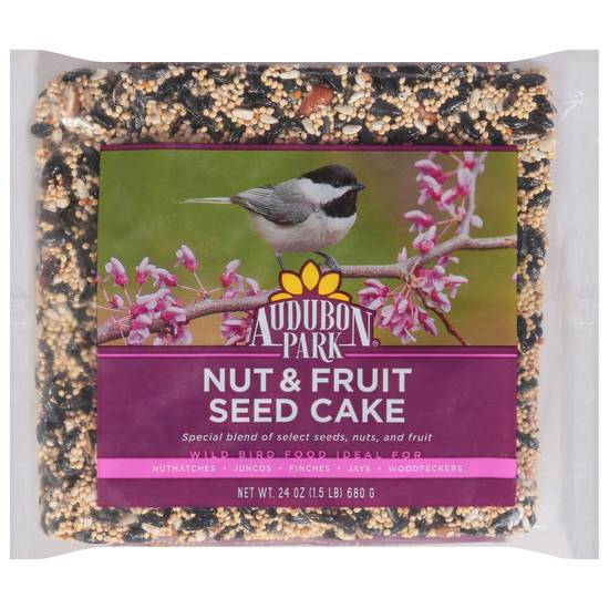 Audubon Park Nut & Fruit Seed Cake Wild Bird Food