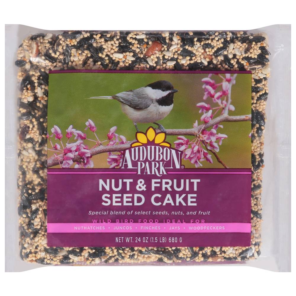 Audubon Park Nut & Fruit Seed Cake Wild Bird Food (24 oz)