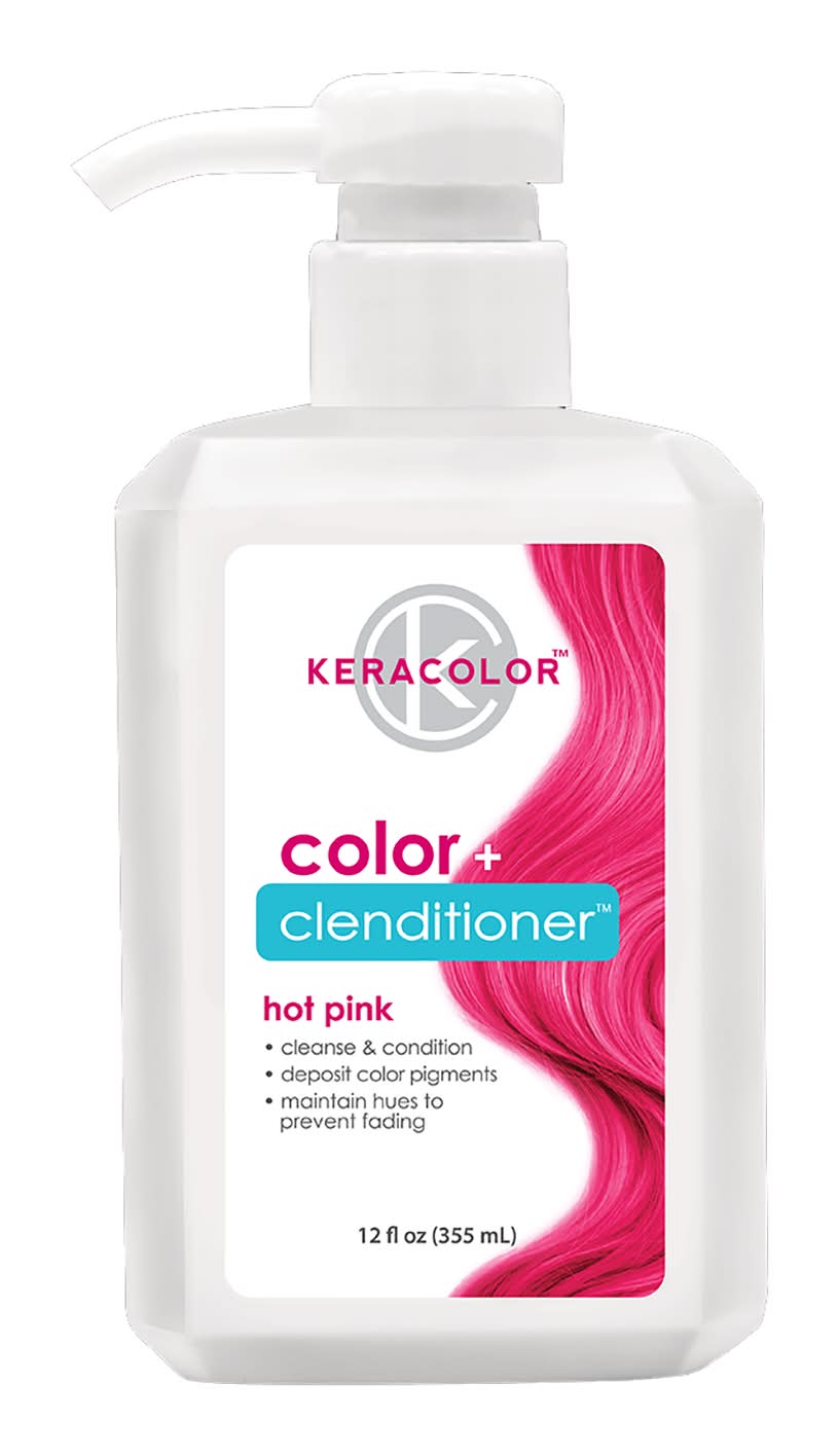 Keracolor Color + Clenditioner Hair Dye, Hot Pink (12 fl oz)