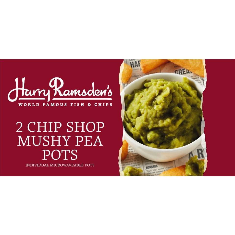 Harry Ramsden’s 2 Chip Shop Mushy Pea Pots 300g