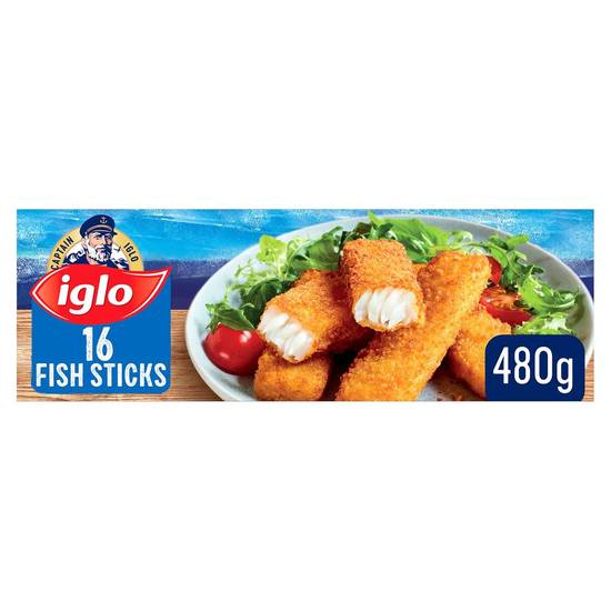 Captain Iglo Fish Sticks 16 Pièces 480 g