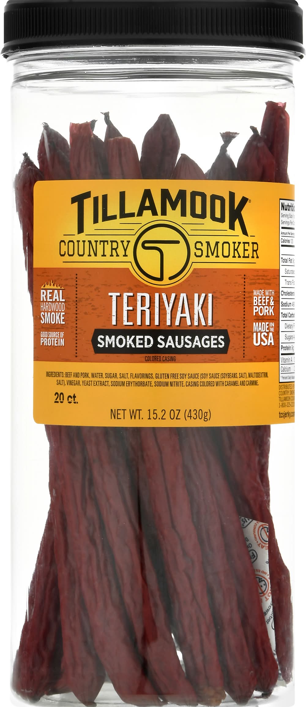 Tillamook Country Smokers Teriyaki Smoked Sausages (15.2 oz)