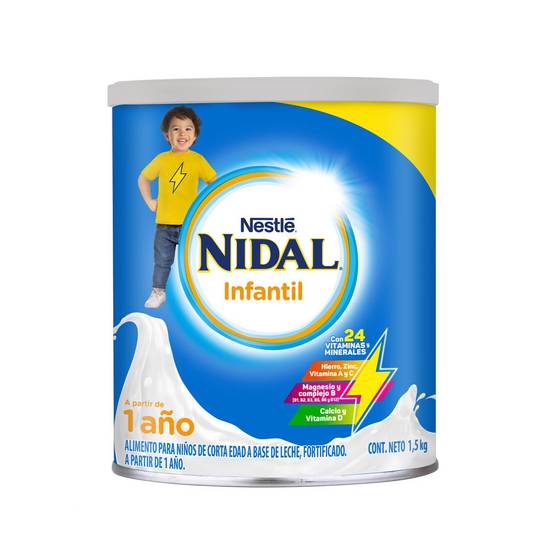 Nestlé leche en polvo nidal infantil 1 año (bote 1.5 kg)