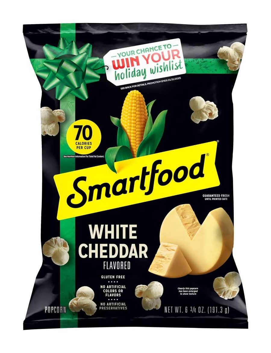 Smartfood White Cheddar Cheese Popcorn 6.75 Oz Bag