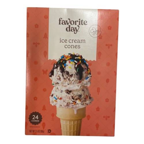 Favorite Day Ice Cream Cones (3.5 oz, 24 ct)