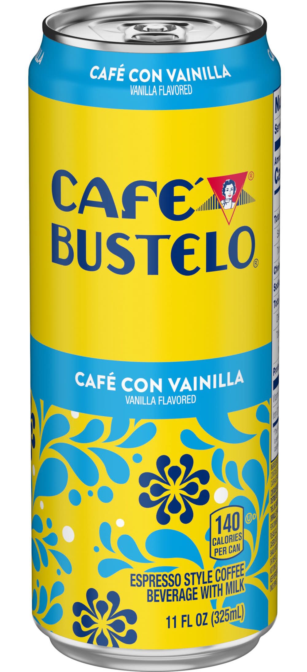 Café Bustelo Ready To Drink Espresso Style Iced Coffee, Café Con Vanilla (11 fl oz)