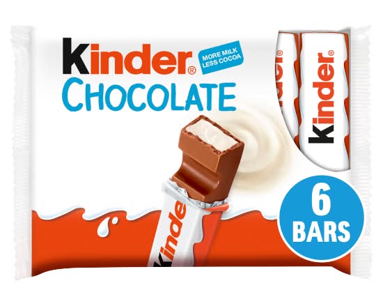 Kinder Medium, Chocolate Bars (6 x 21g)