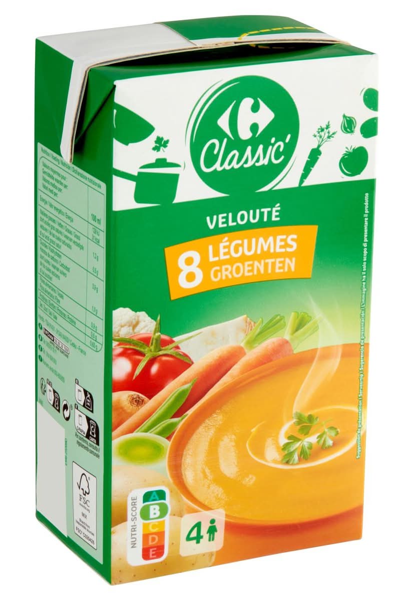 Carrefour Classic'' Velouté 8 Légumes 1 L
