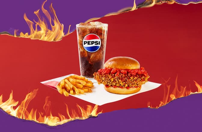 Flamin' Hot Chicken Sandwich Combo