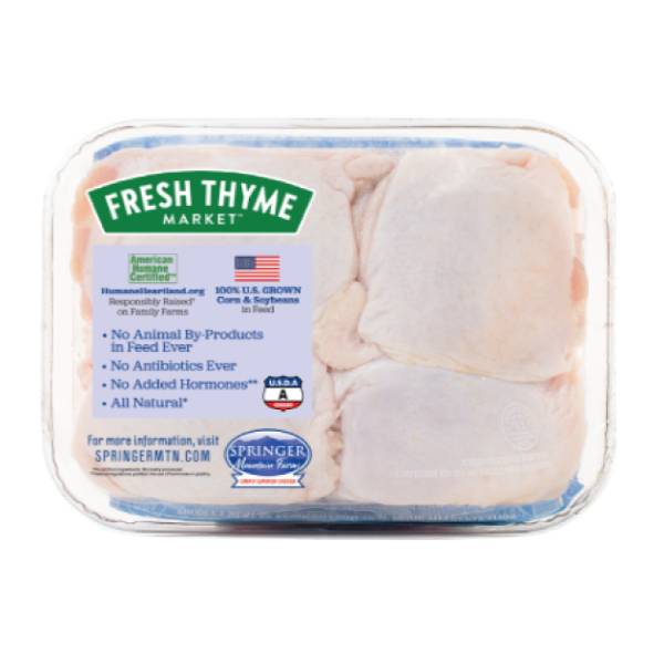 Fresh Thyme Antibiotic Free Chicken Thighs