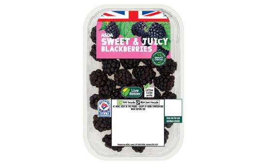 Asda Sweet & Juicy Blackberries