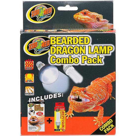 Zoo Med Bearded Dragon Lamp Combo Pack, pack Of 2 Bulbs