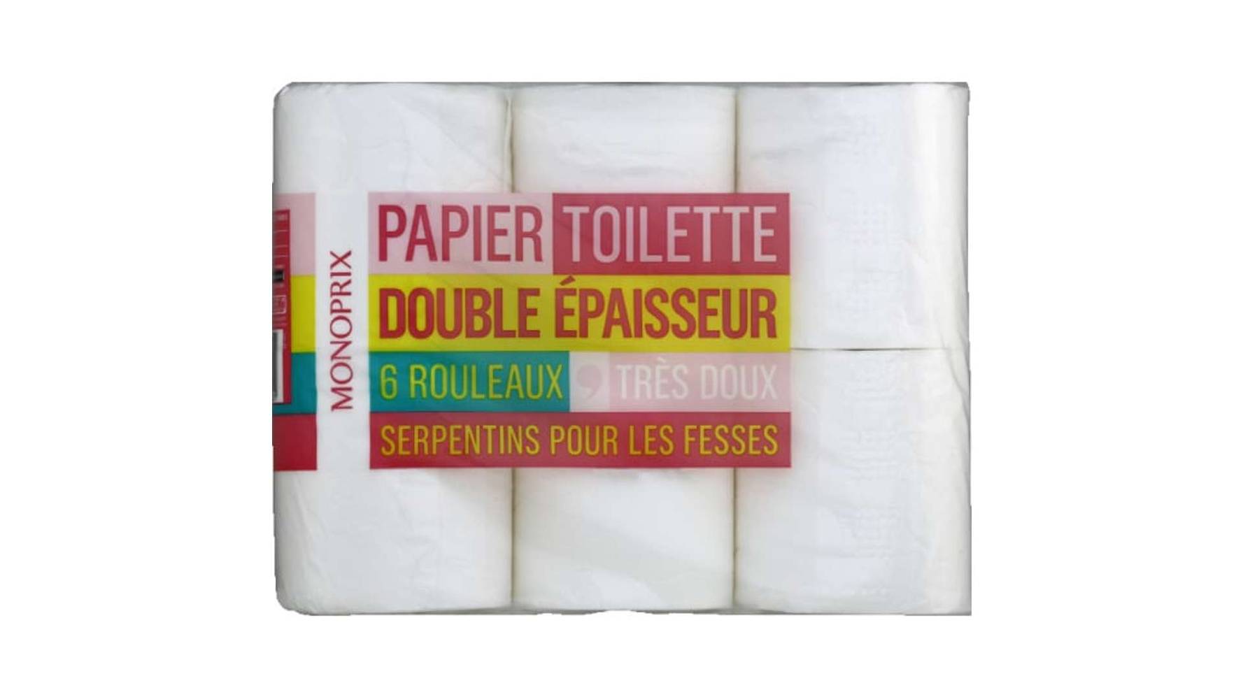 Monoprix Papier toilette double épaisseur Les 6 rouleaux