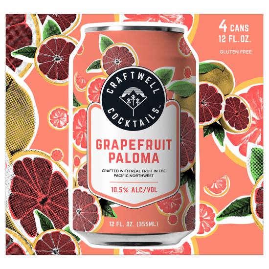 Craftwell Grapefruit Paloma (355ml can)