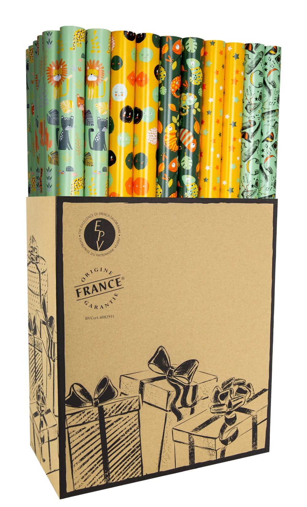 Les Couleurs de L'emballage - Papier cadeau leo 0.70x2m (108g)