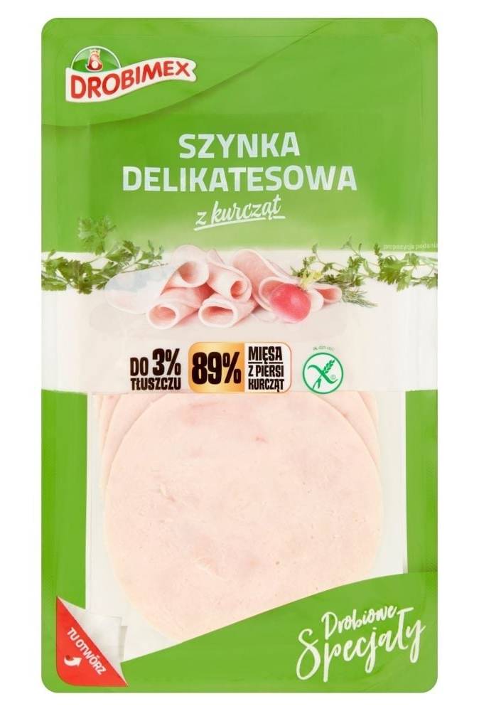 Drobimex Szynka delikatesowa z kurcząt 100 g