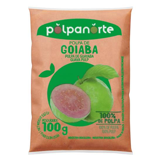 Polpanorte polpa de goiaba (100 g)