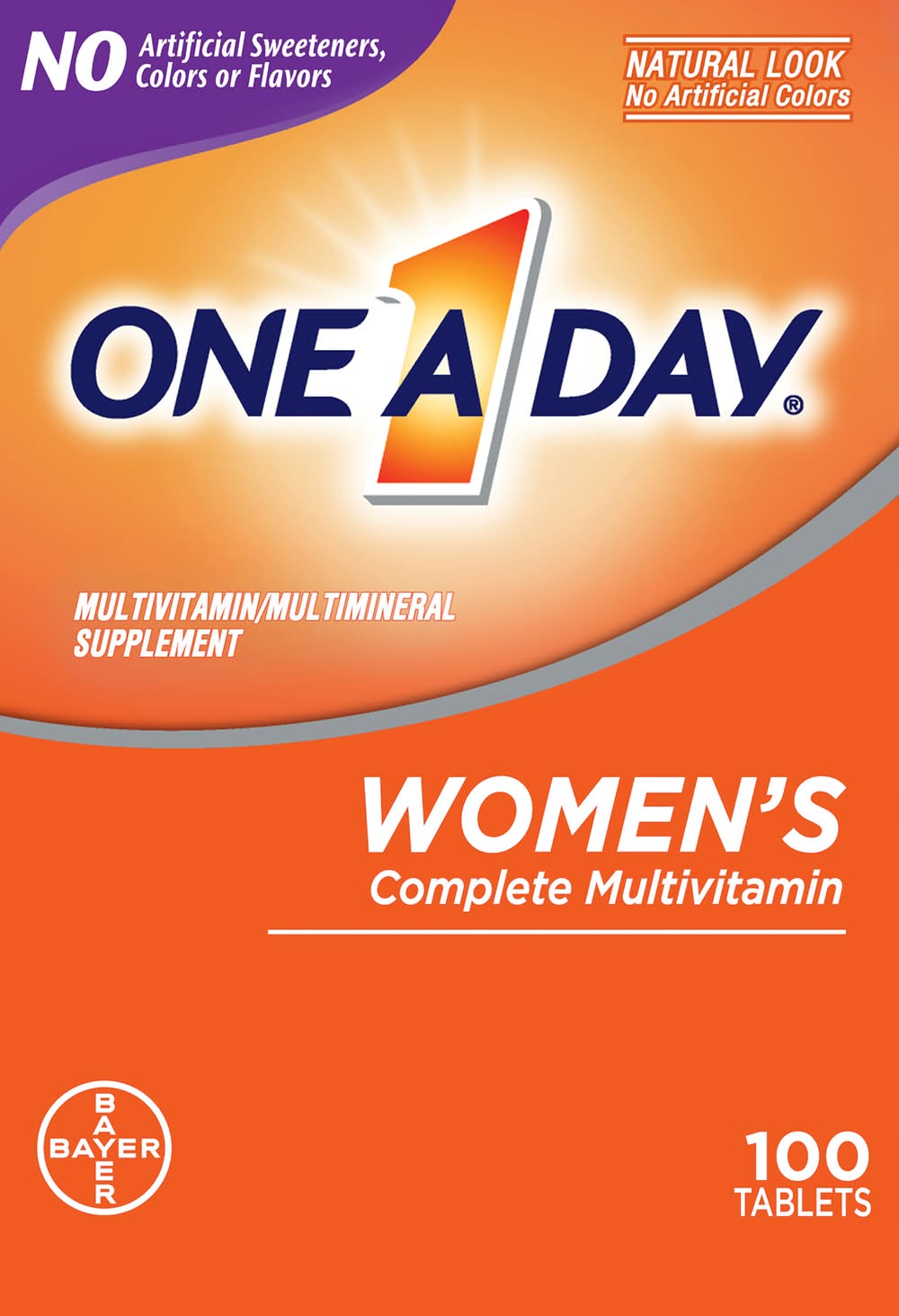 One A Day Women's Complete Multivitamin Tablets (8 oz, 100 ct)