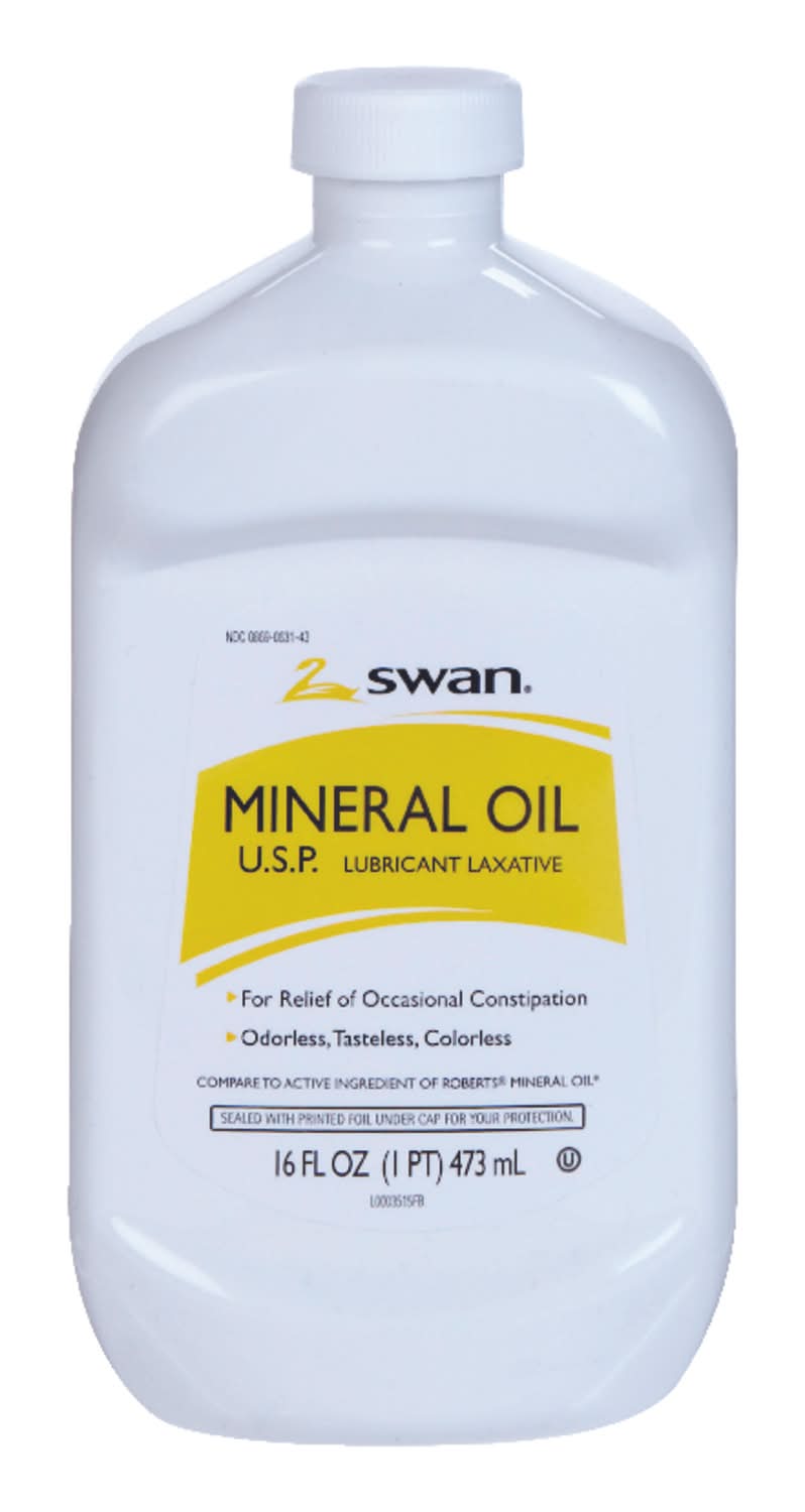 Swan Mineral Oil 16 Oz 1 Pk