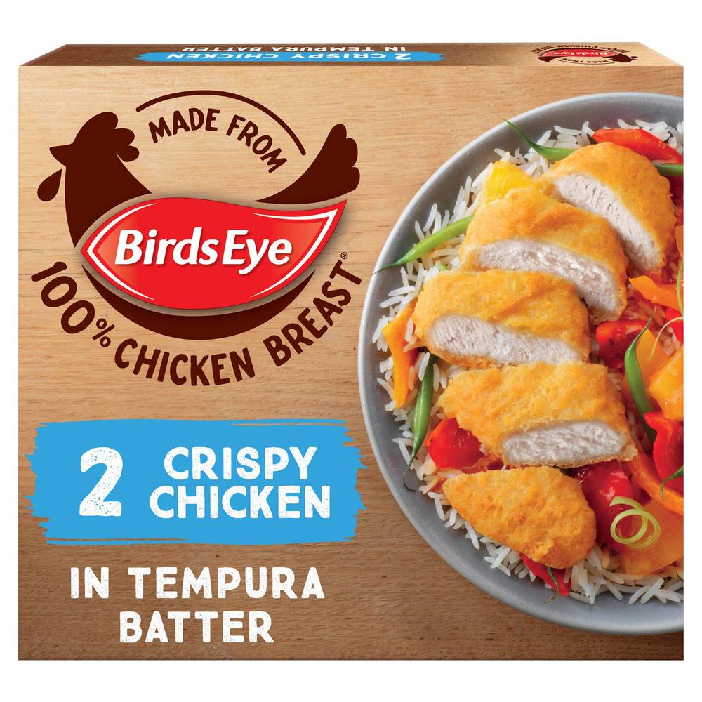 Birds Eye Crispy Chicken Grills in Tempura Batter x2 170g