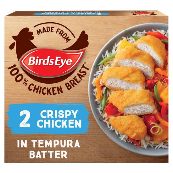 Birds Eye Crispy Chicken Grills in Tempura Batter x2 170g
