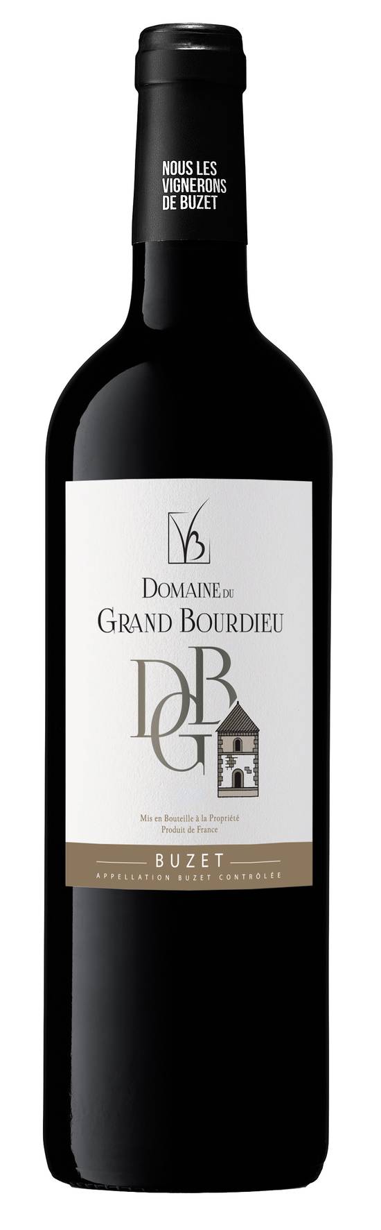 Domaine du Grand Bourdieu - Vin rouge AOC buzet domestique (750 ml)