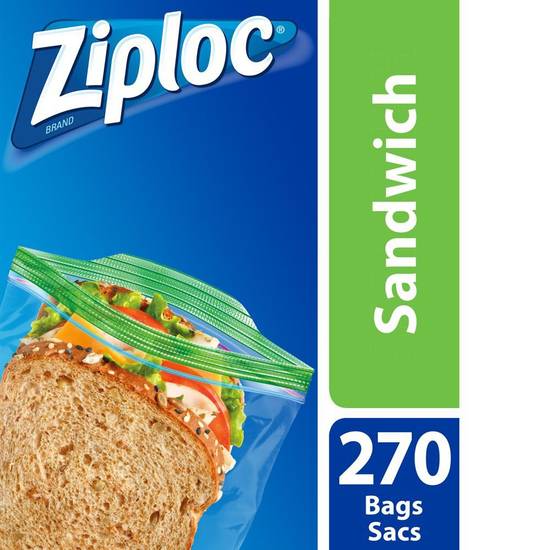 Ziploc Grip'n Seal Sandwich Bags (270 units)