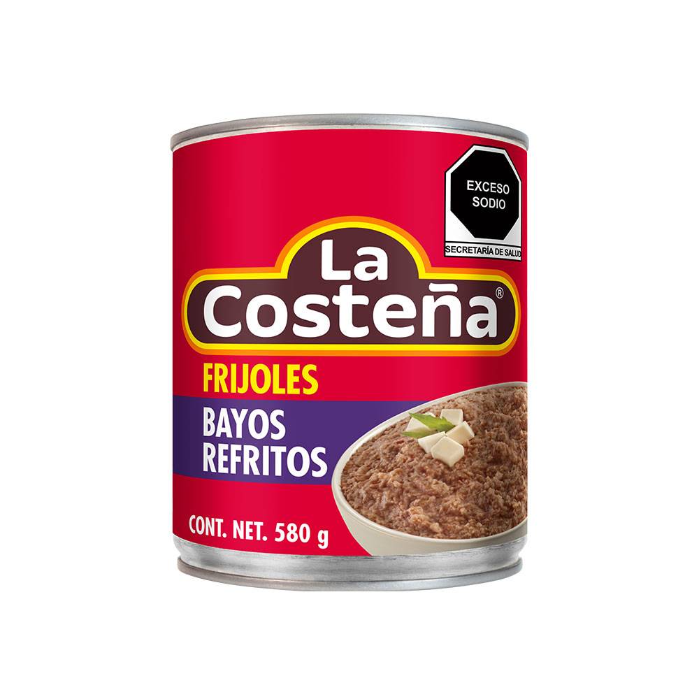 La Costeña · Frijoles bayos refritos (580 g)