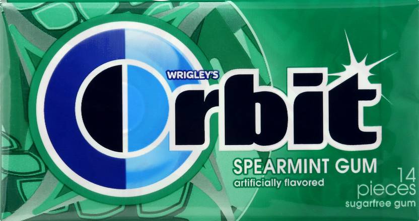 Orbit Wrigley's Sugar Free Gum (14 ct) (spearmint)