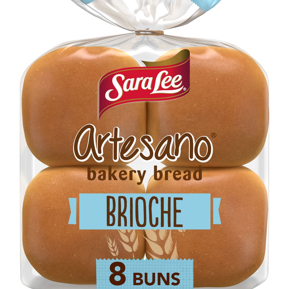 Sara Lee Artesano Brioche Buns (16 oz, 8 ct)
