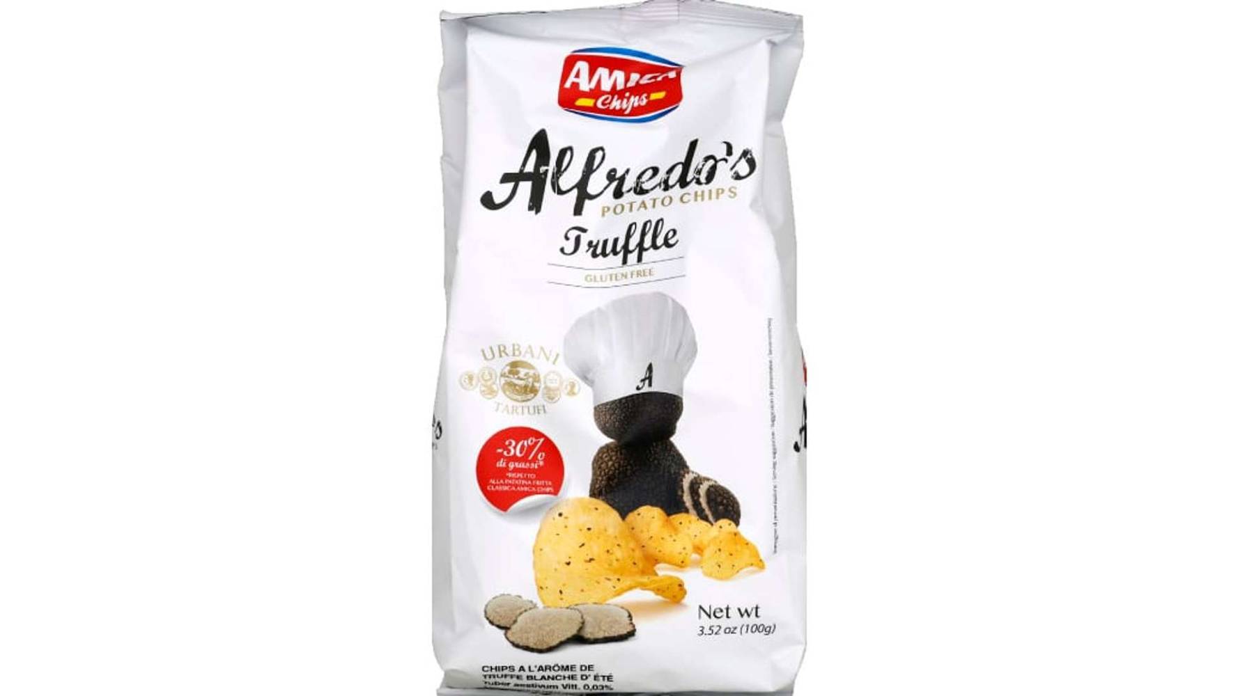 Amica Chips Chips de pommes de terre, a l arome de truffe blanche d ete Le sachet de 100g