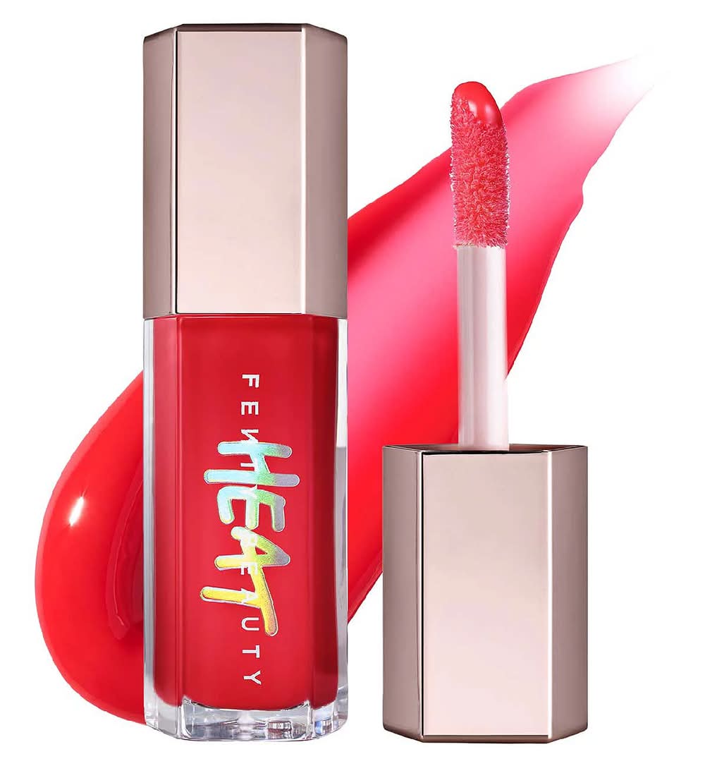 Fenty Beauty Red, Gloss Bomb Heat Universal Lip Luminizer & Plumper (9ml)