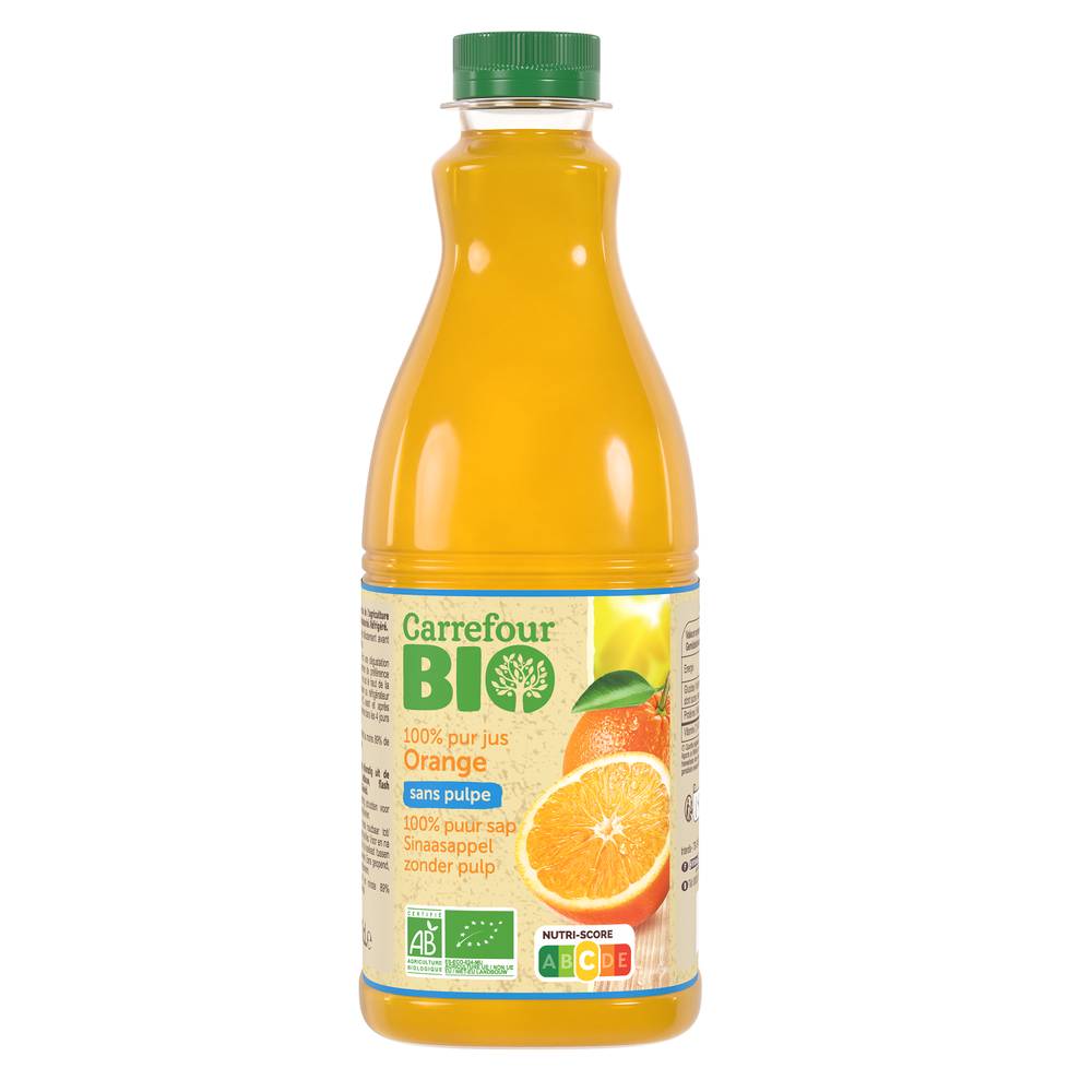 Carrefour Bio - 100% Pur jus d'orange