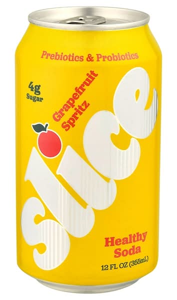 Slice Spritz Healthy Soda, Grapefruit (12 fl oz)